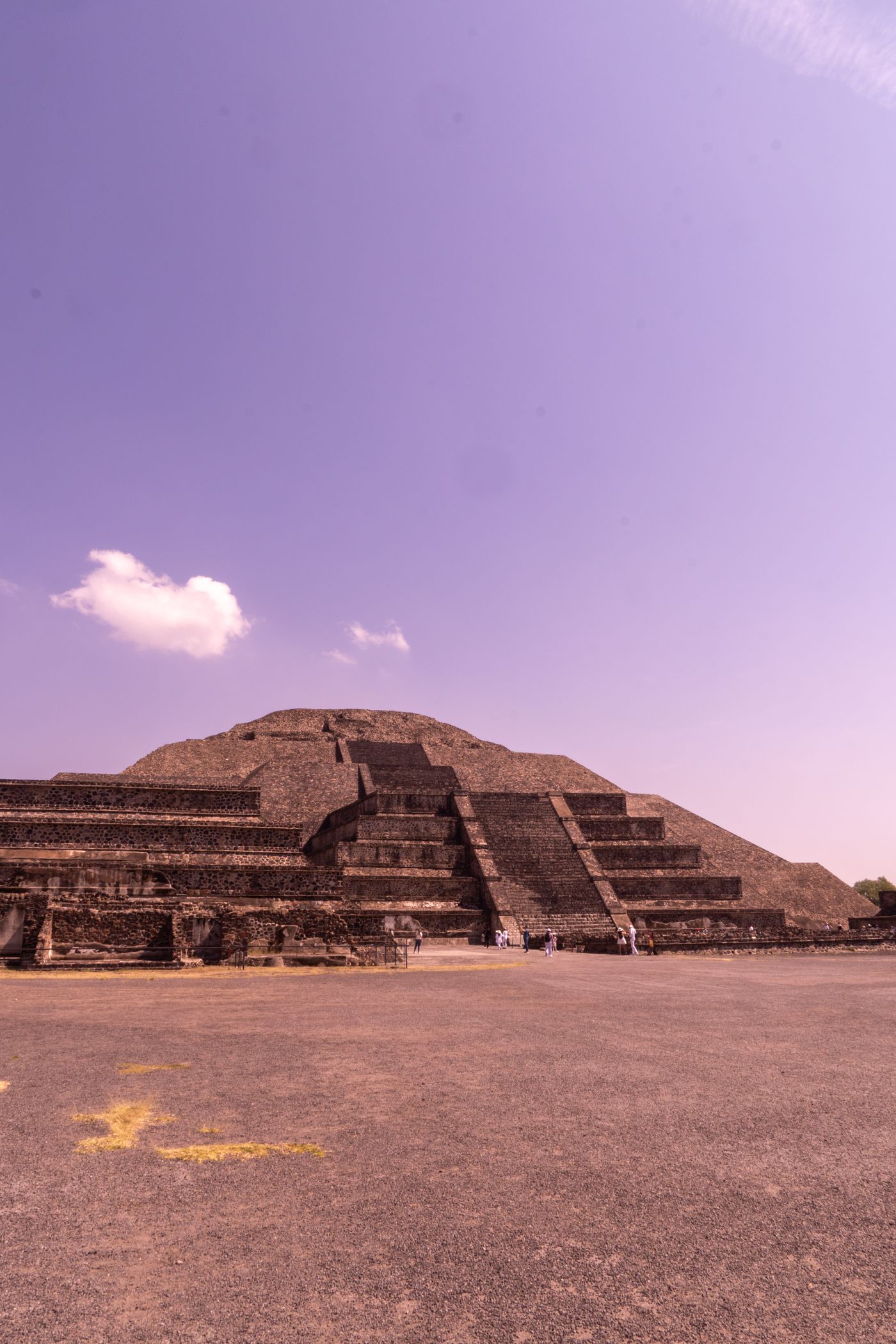 Pyramid of the Sun at the Teotihuacán archaeological site, San Juan Teotihuacán, State of Mexico