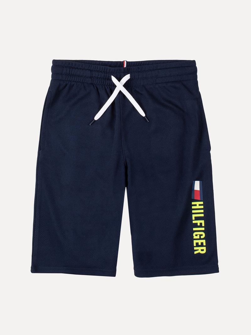 Bermudas Tommy Hilfiger Big Entrenamiento Azul Marino | MX_B2092