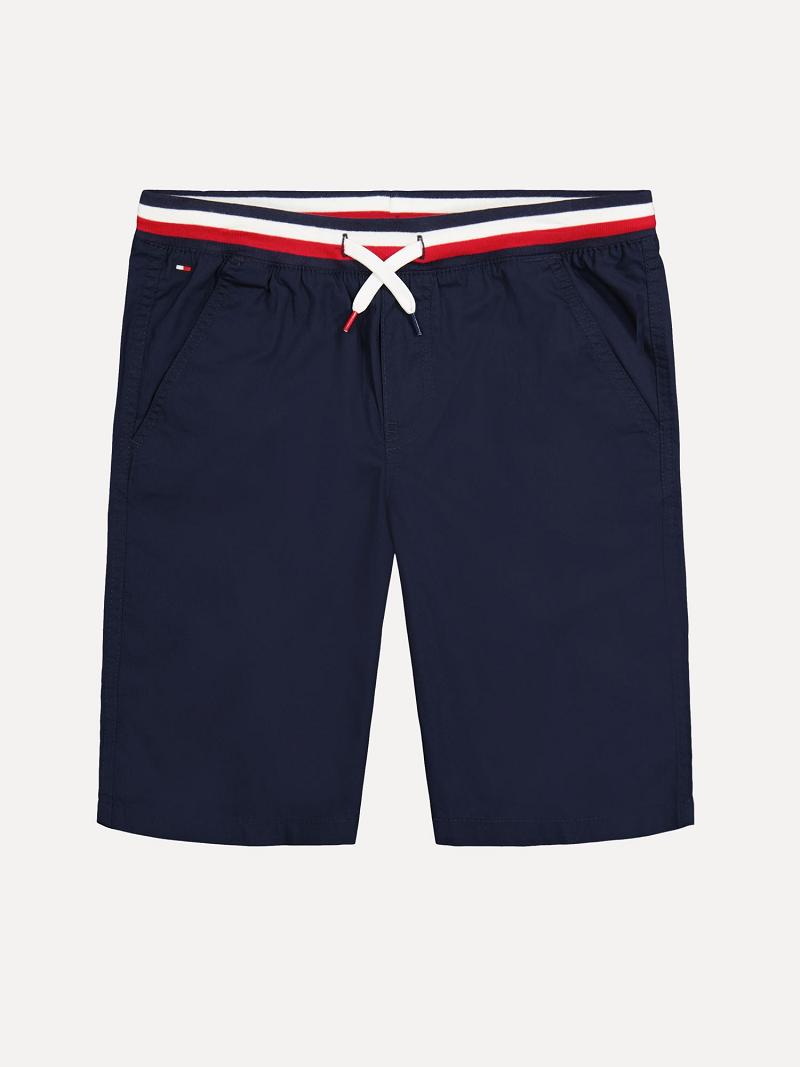 Bermudas Tommy Hilfiger Big Pull-On Woven Azul Marino | MX_B2091