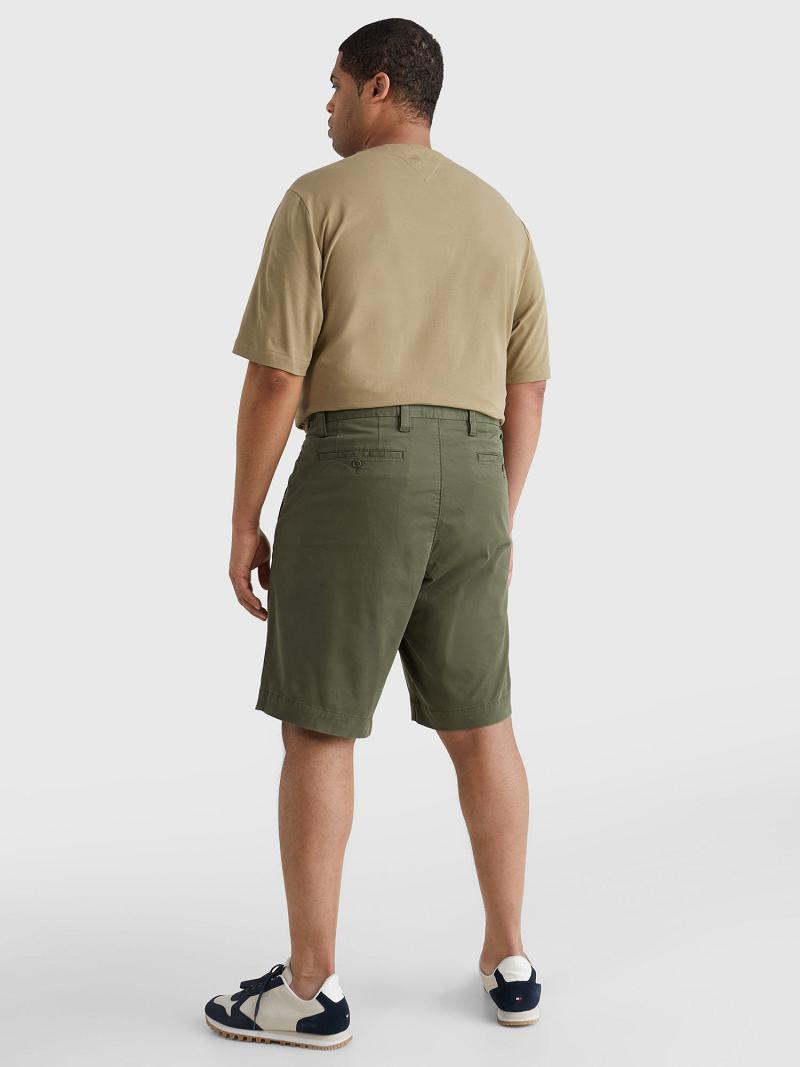 Bermudas Tommy Hilfiger Big and tall straight fit Verdes | MX_M31193