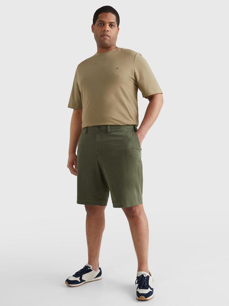 Bermudas Tommy Hilfiger Big and tall straight fit Verdes | MX_M31193