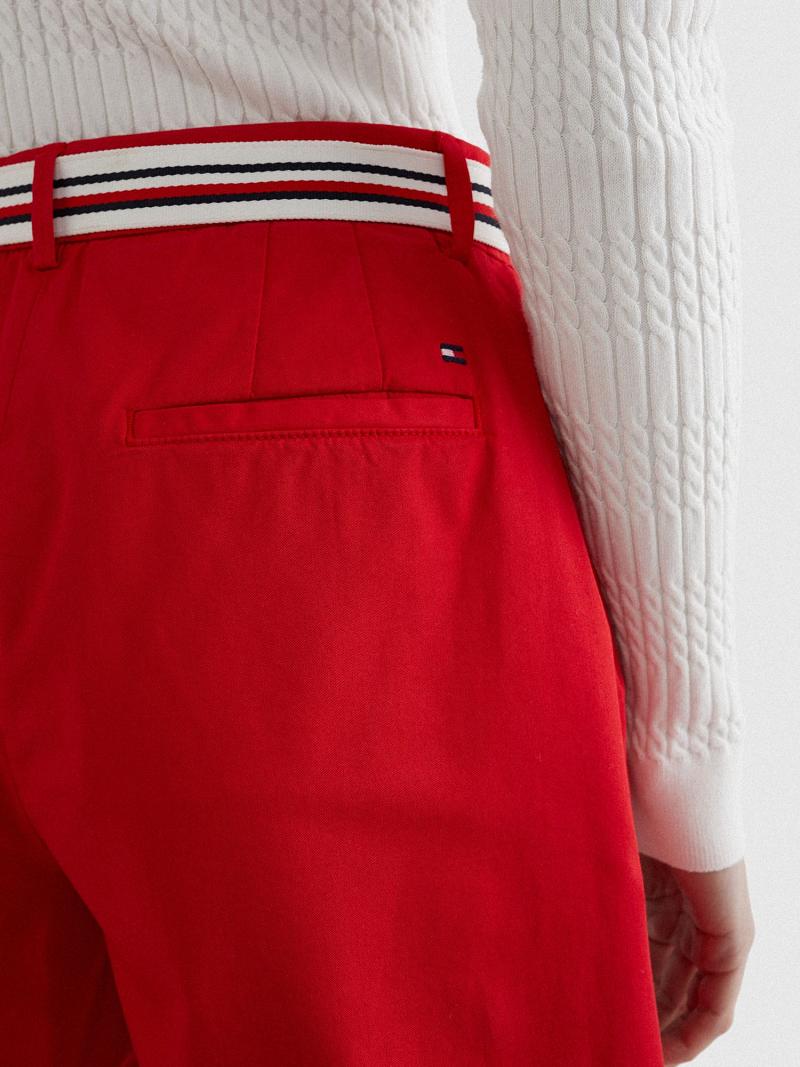 Bermudas Tommy Hilfiger Chino Rojos | MX_W21295