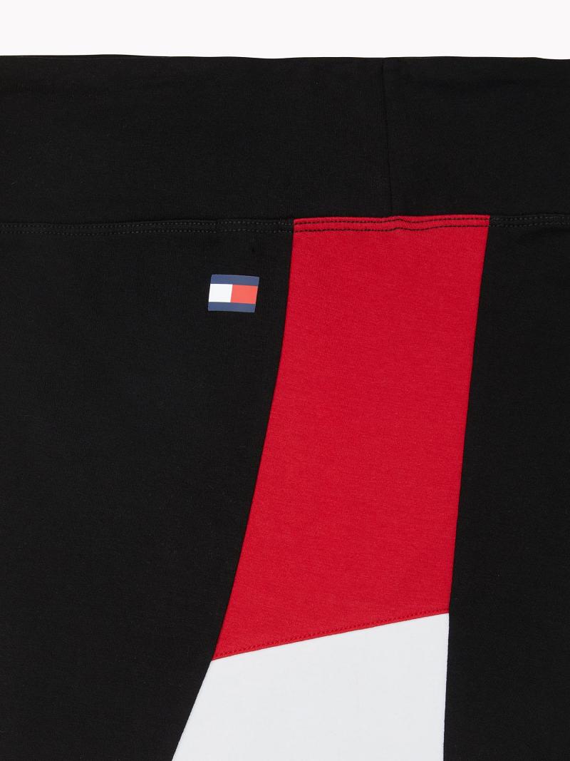 Bermudas Tommy Hilfiger Curve High-Rise Bike Negros | MX_W21298