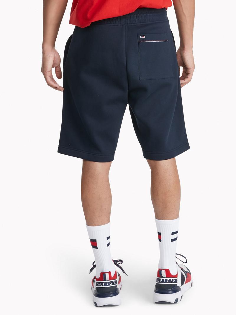 Bermudas Tommy Hilfiger Drawstring fleece Azul Marino | MX_M31196