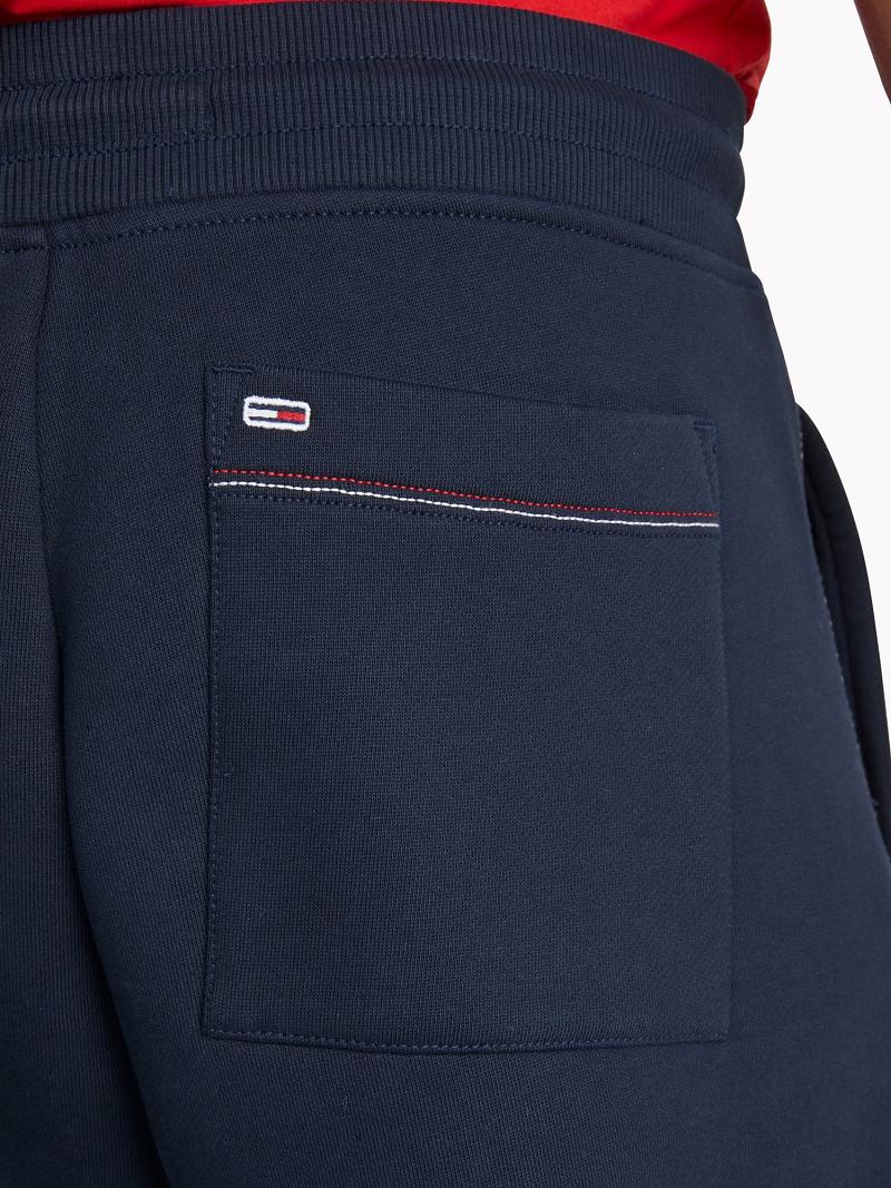 Bermudas Tommy Hilfiger Drawstring fleece Azul Marino | MX_M31196