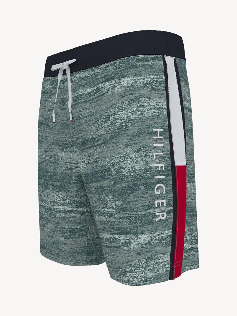 Bermudas Tommy Hilfiger Essential logo sweatshort Verdes | MX_M31205