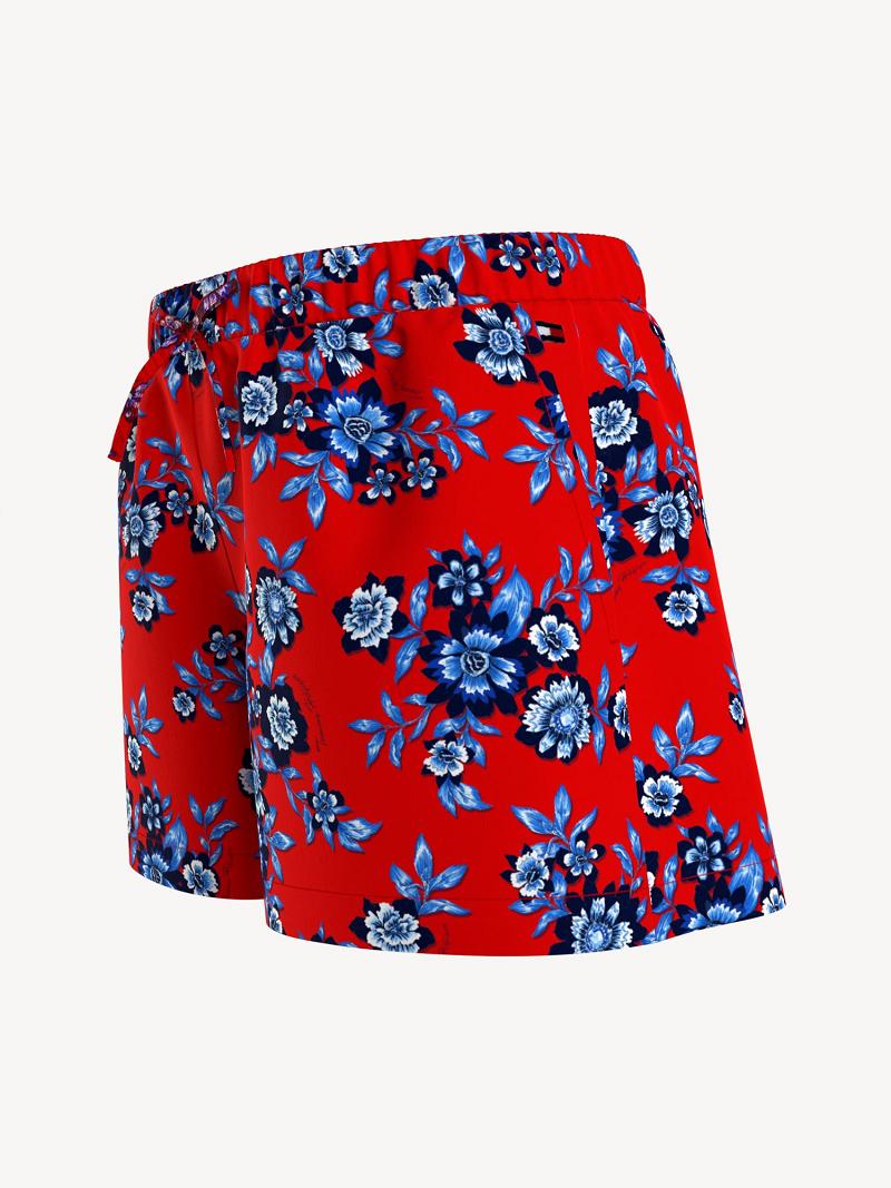 Bermudas Tommy Hilfiger Floral Rojos | MX_G1157