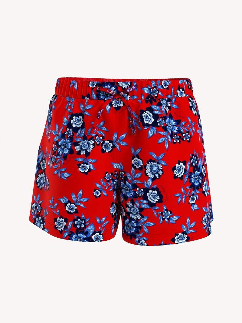 Bermudas Tommy Hilfiger Floral Rojos | MX_G1157