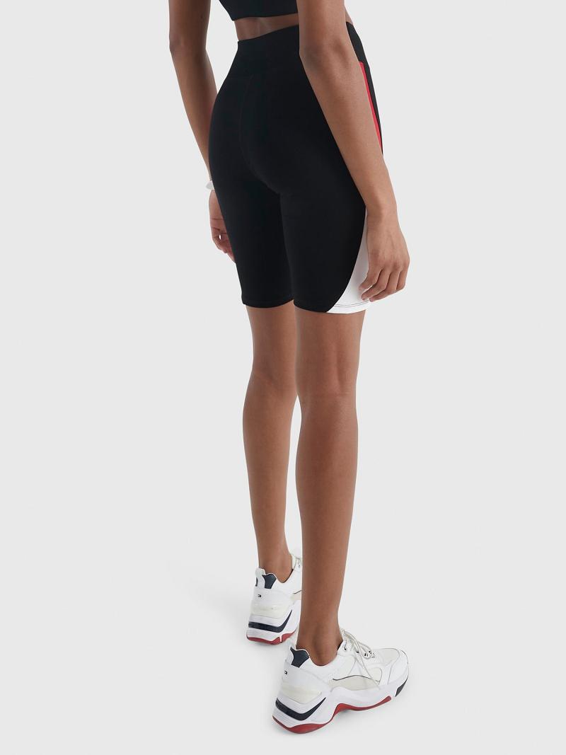 Bermudas Tommy Hilfiger High-Rise Bike Negros | MX_W21304