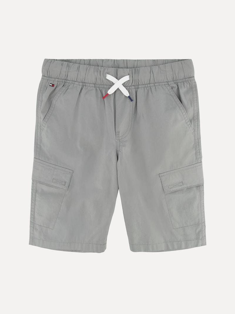 Bermudas Tommy Hilfiger Little Pull-On Cargo Grises | MX_B2099