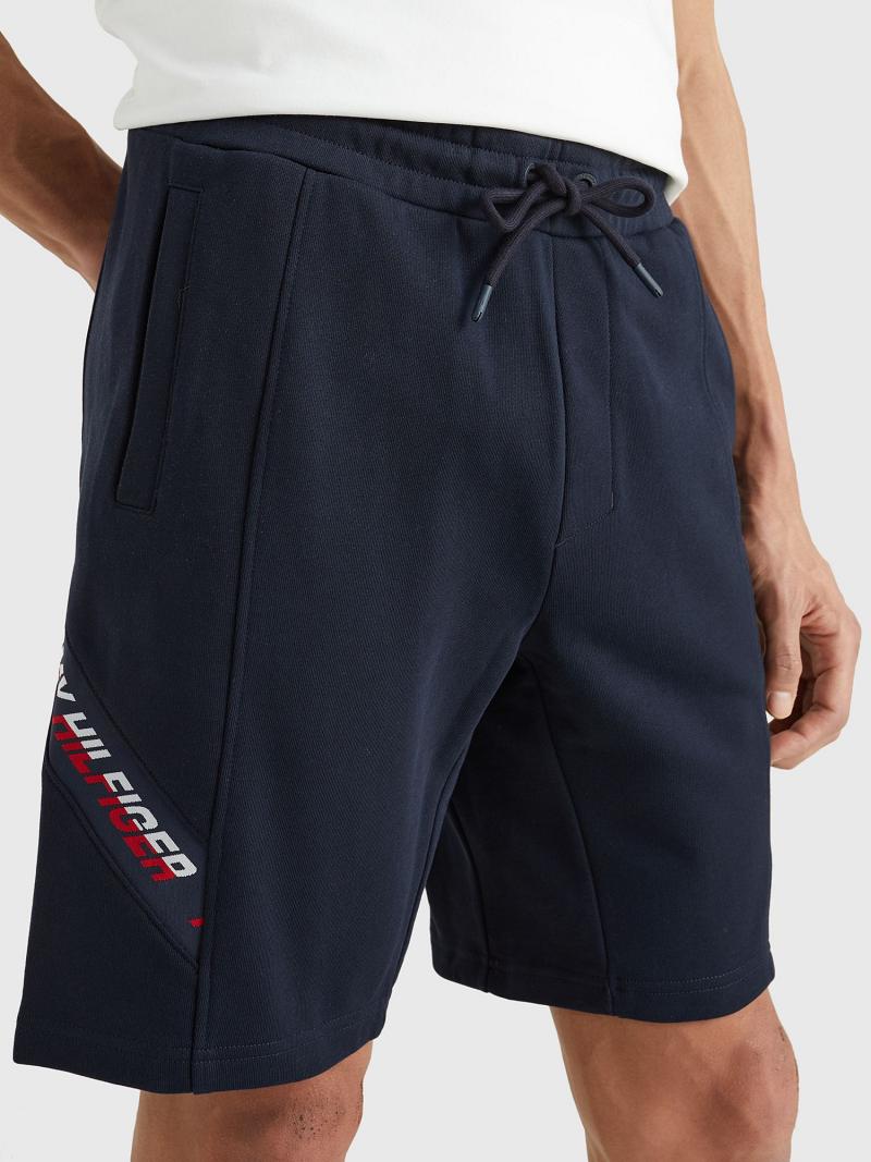 Bermudas Tommy Hilfiger Logo Tape Azul Marino | MX_M31213