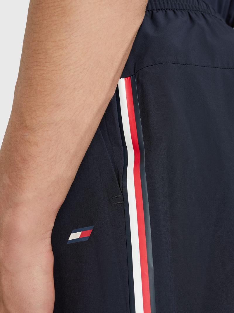 Bermudas Tommy Hilfiger Logo tape performance training Azul Marino | MX_M31214