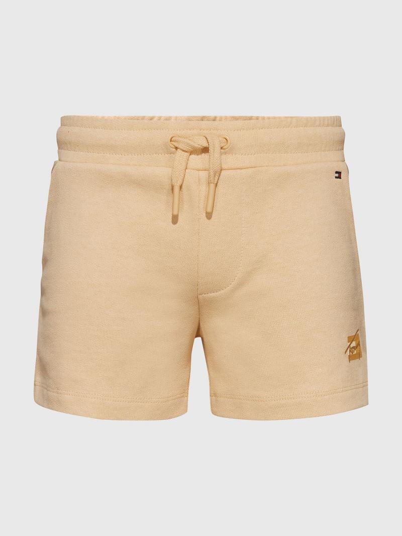 Bermudas Tommy Hilfiger Natural Dye Script Amarillos | MX_G1160