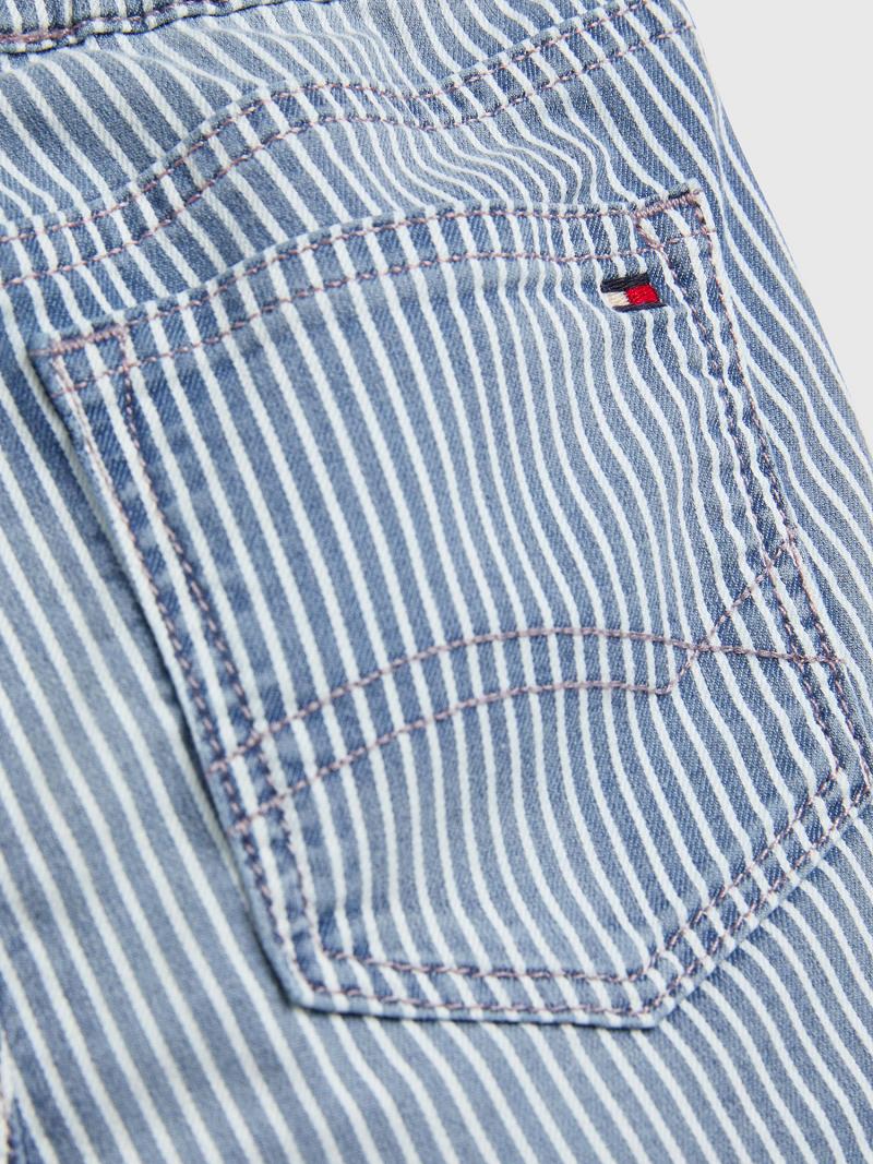 Bermudas Tommy Hilfiger Pinstripe Azules | MX_G1161