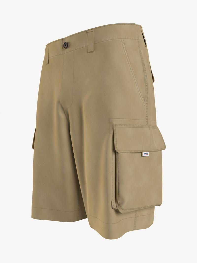 Bermudas Tommy Hilfiger Solid Cargo Marrom | MX_M31224