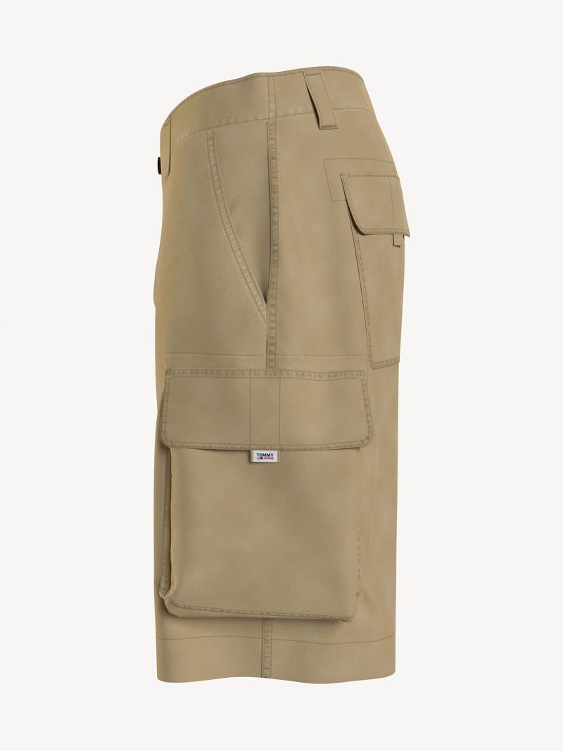 Bermudas Tommy Hilfiger Solid Cargo Marrom | MX_M31224