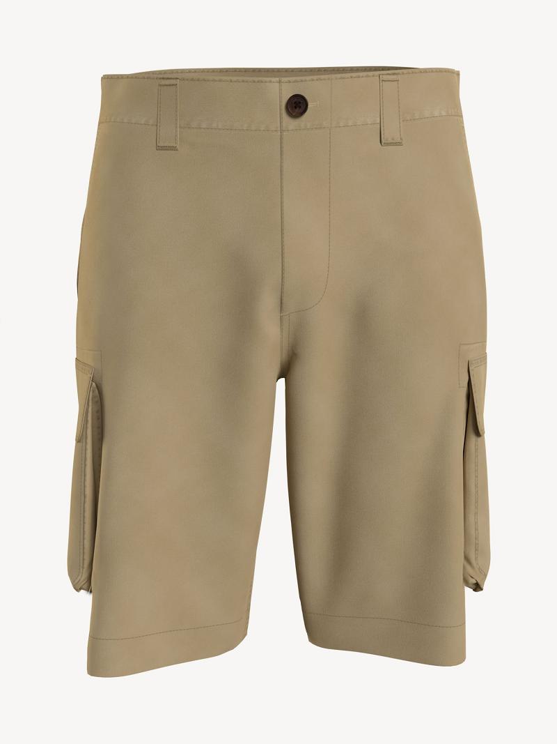 Bermudas Tommy Hilfiger Solid Cargo Marrom | MX_M31224