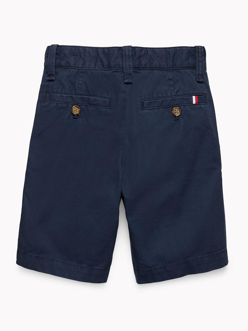 Bermudas Tommy Hilfiger Solid Flag Azul Marino | MX_B2103