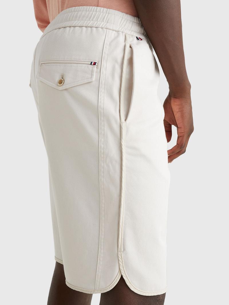 Bermudas Tommy Hilfiger Solid long Blancos | MX_M31225