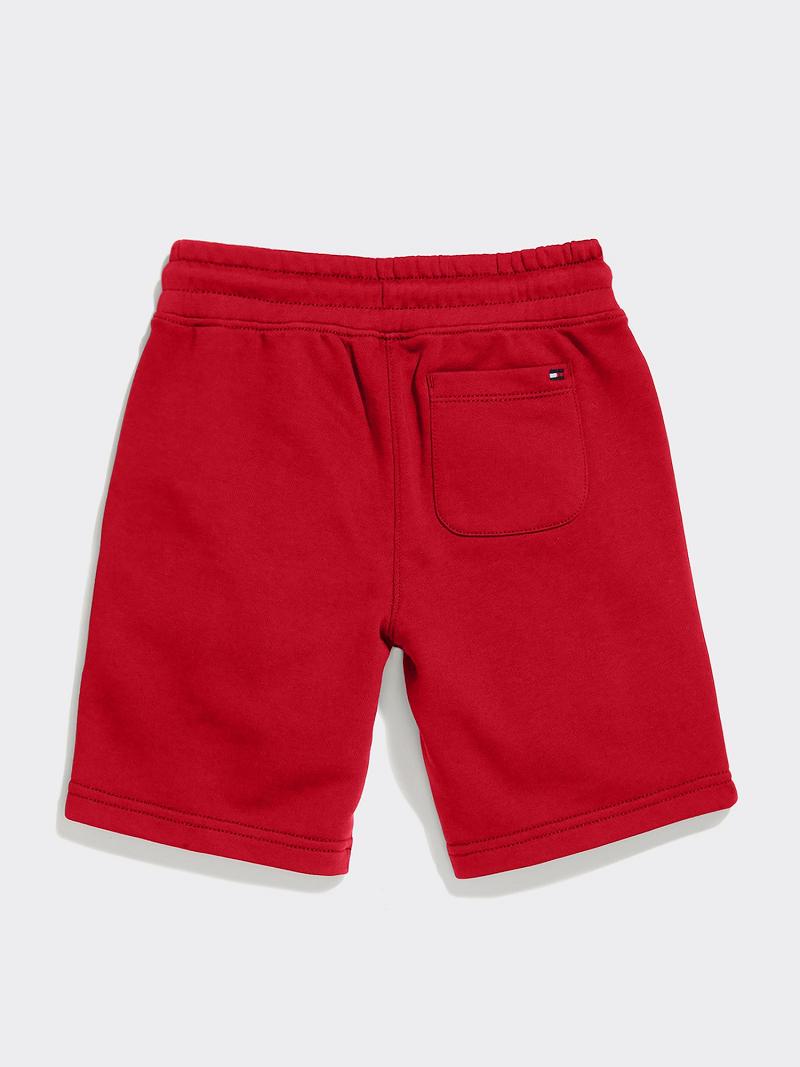 Bermudas Tommy Hilfiger Sweatshort Rojos | MX_B2105