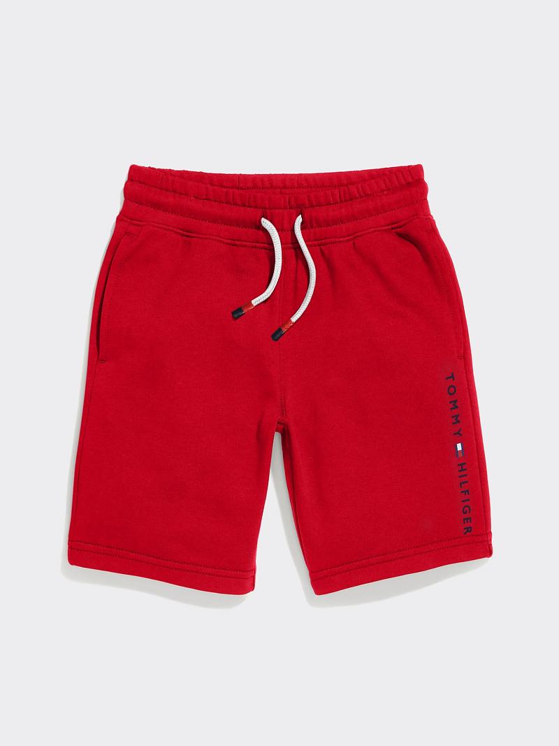 Bermudas Tommy Hilfiger Sweatshort Rojos | MX_B2105