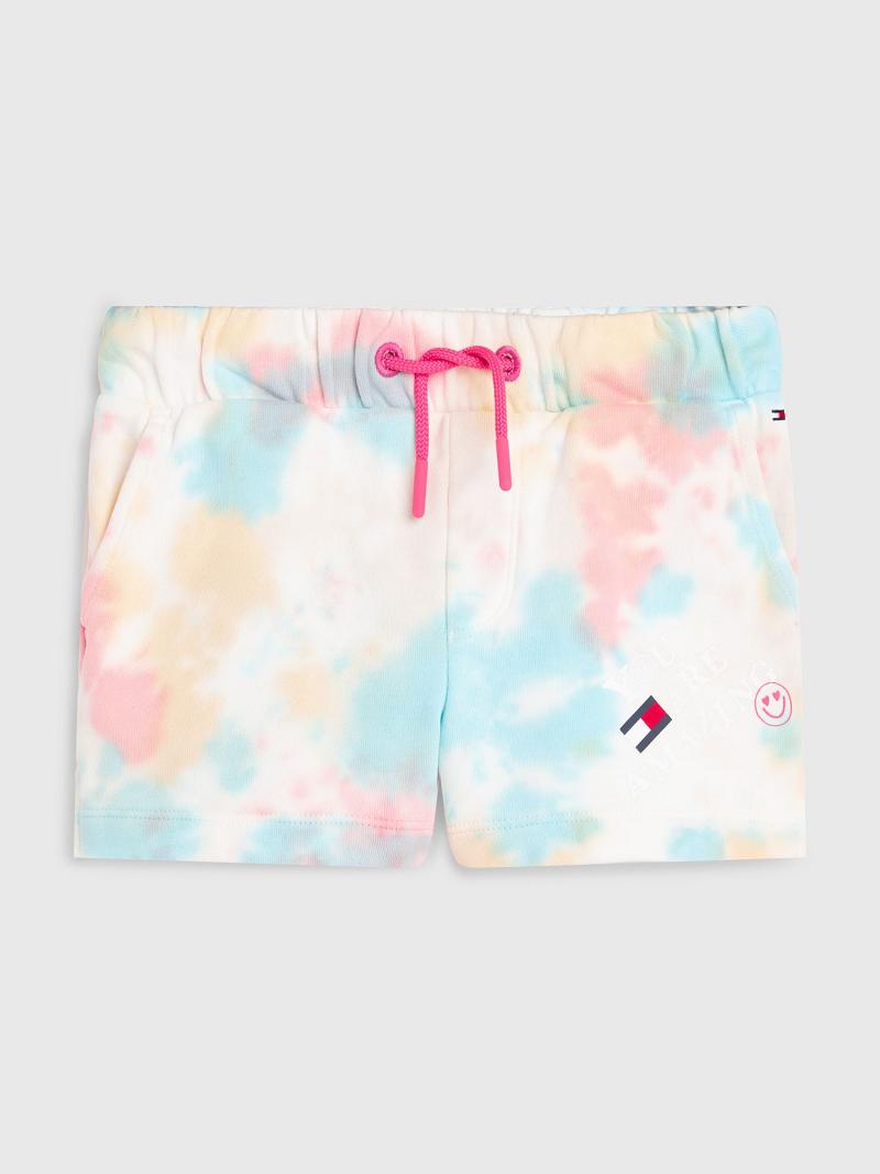 Bermudas Tommy Hilfiger Tie-Dye Sweatshort Multicolor | MX_G1164