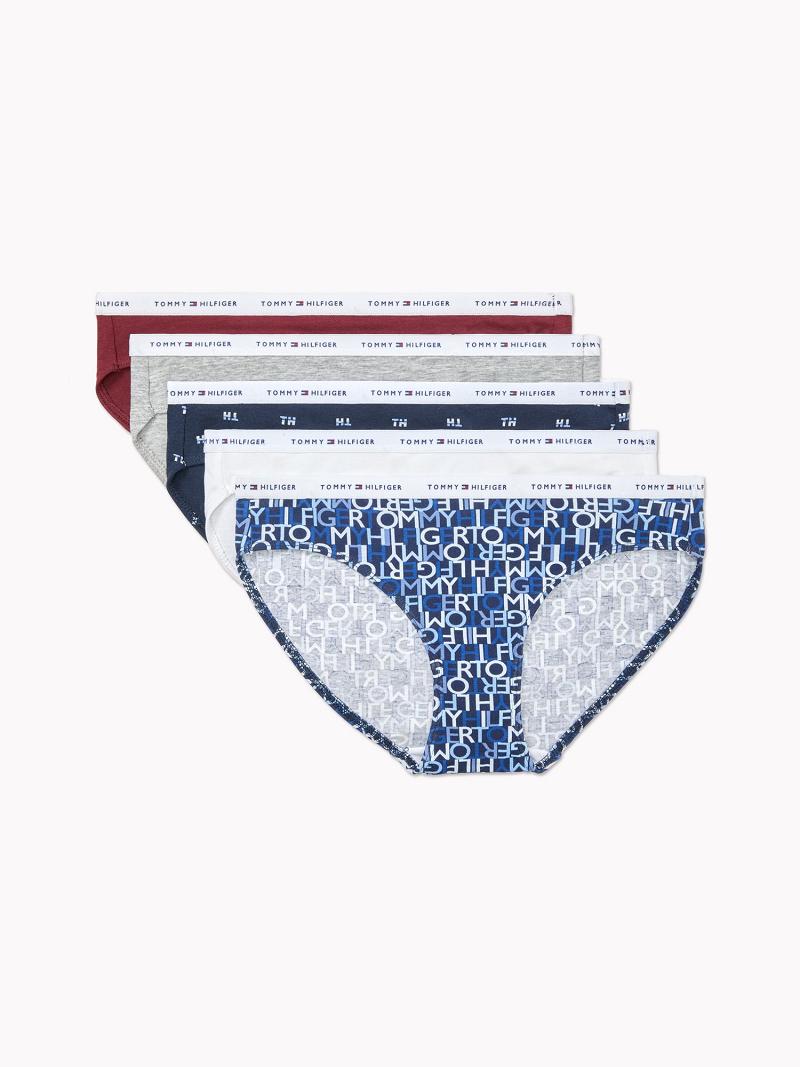 Bikinis Tommy Hilfiger Algodon Classic 5PK Azules | MX_W21539