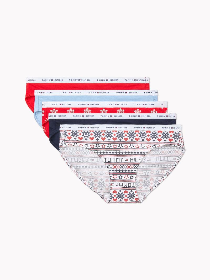 Bikinis Tommy Hilfiger Mix Logo Brief 5PK Multicolor | MX_W21545