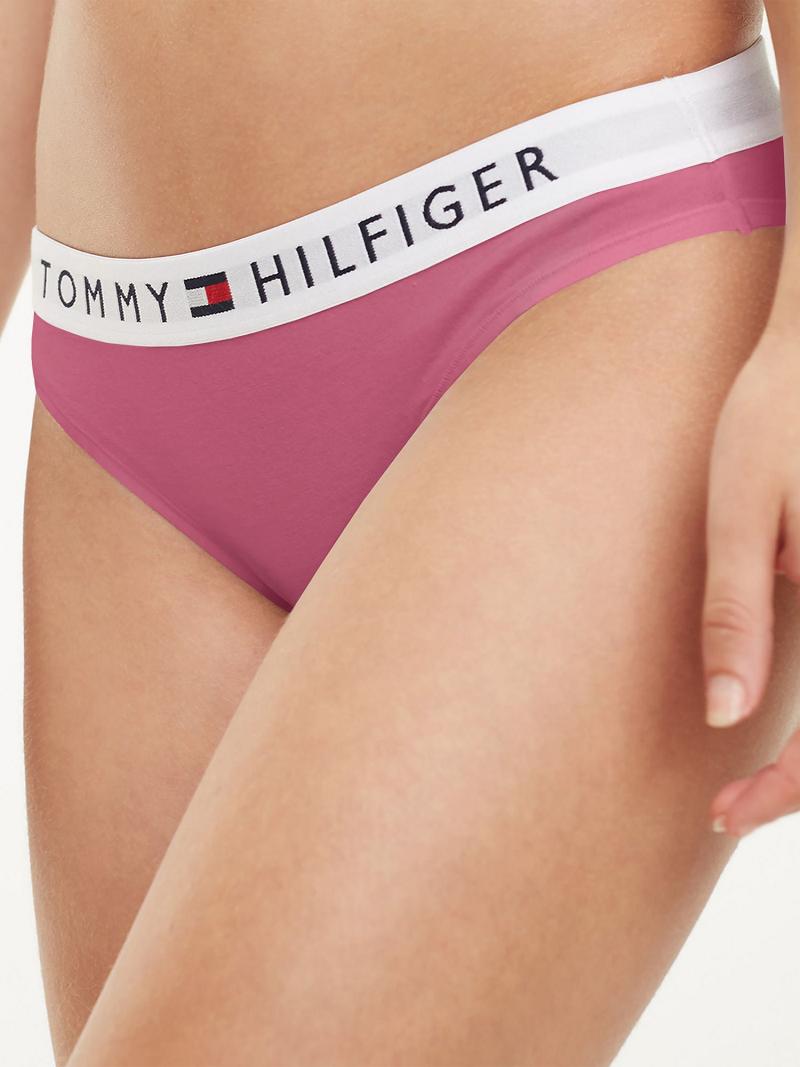 Bikinis Tommy Hilfiger Organic Algodon Bikini Rosas | MX_W21546