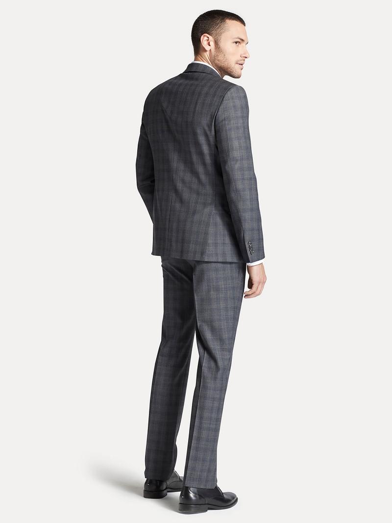 Blazers Tommy Hilfiger Regular fits windowpane check wool Grises | MX_M31486