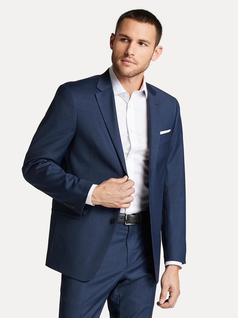 Blazers Tommy Hilfiger Regular fits wool Azules | MX_M31487