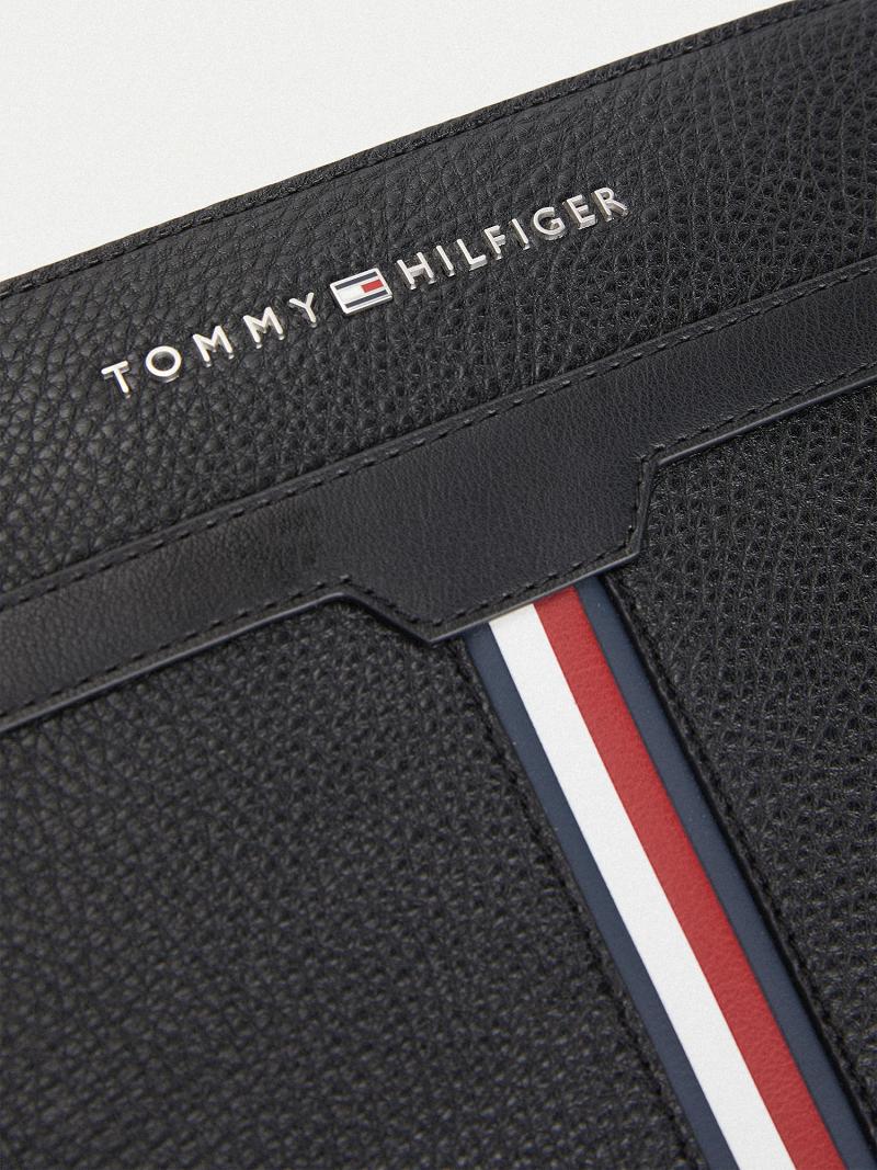 Bolsas De Aseo Tommy Hilfiger Stripe Wash Negros | MX_M31815