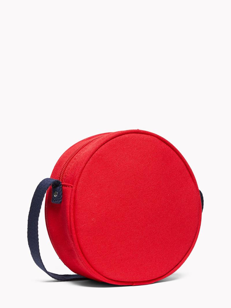 Bolsas Tommy Hilfiger Flag Circle Rojos | MX_G1342