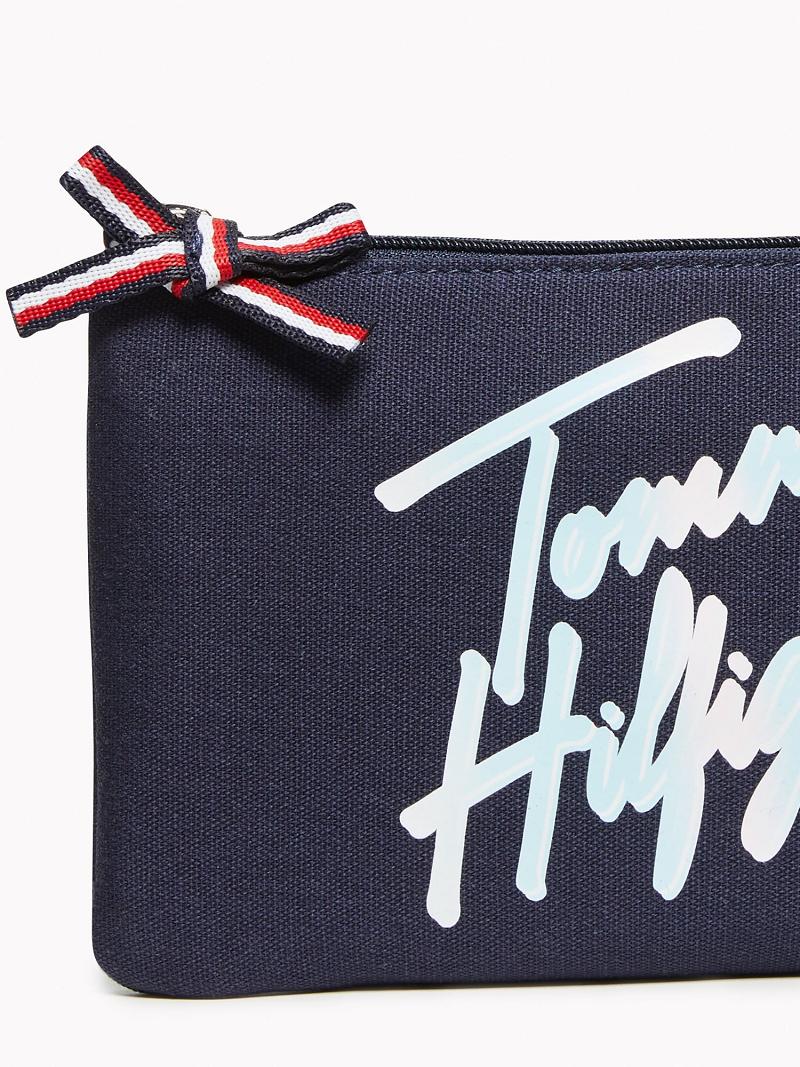 Bolsas Tommy Hilfiger Signature Crossbody Azules | MX_G1347