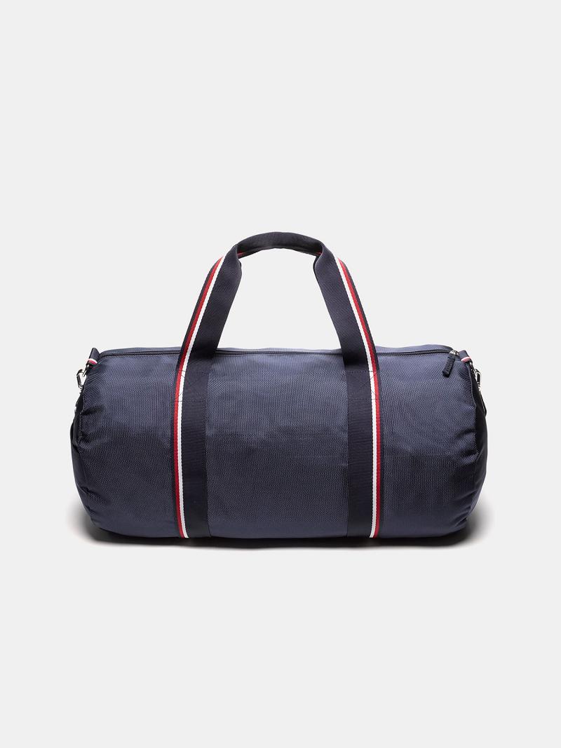 Bolsas Tommy Hilfiger Signature Duffle Azul Marino Rojos | MX_M31701