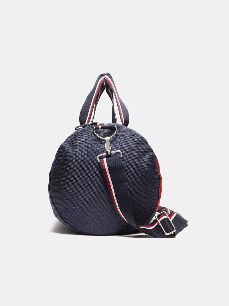 Bolsas Tommy Hilfiger Signature Duffle Azul Marino Rojos | MX_M31701