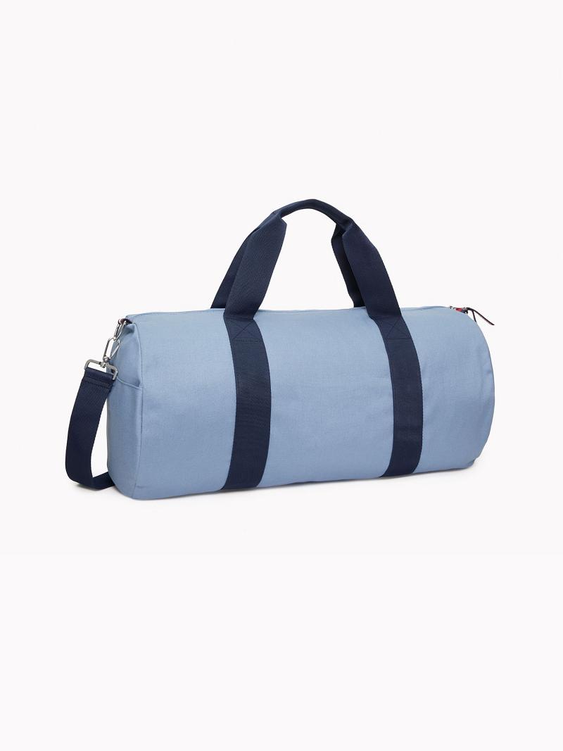 Bolsas Tommy Hilfiger Signature Duffle Azules | MX_M31702