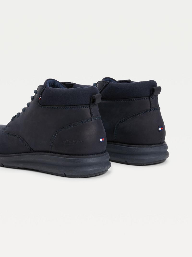 Botas Tommy Hilfiger Cuero ankle Azul Marino | MX_M31685