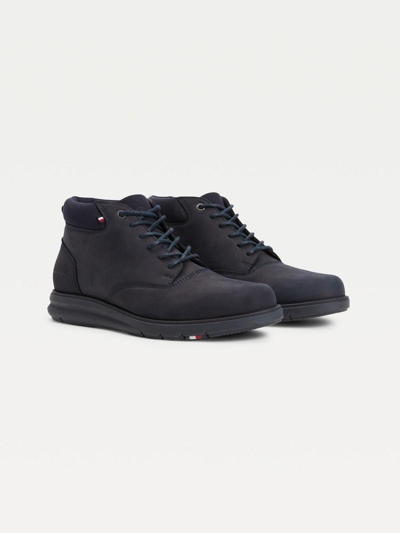 Botas Tommy Hilfiger Cuero ankle Azul Marino | MX_M31685