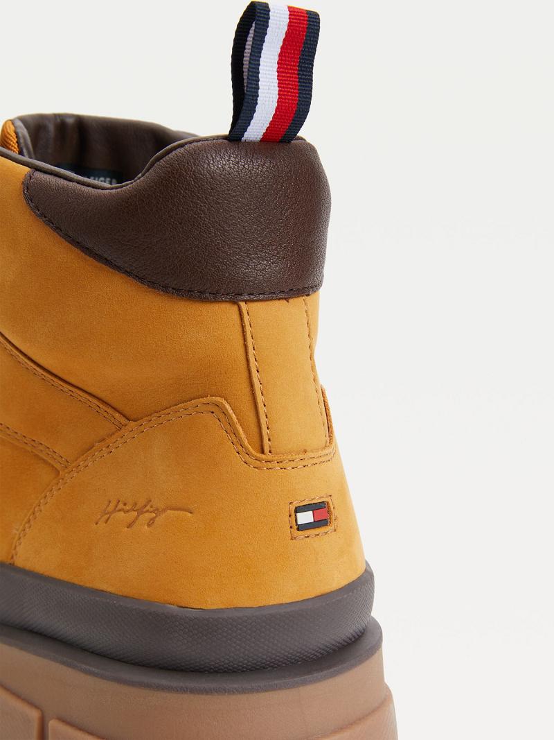 Botas Tommy Hilfiger Híbrido leather Marrom | MX_M31684