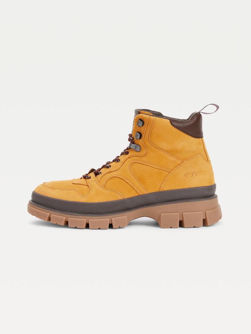 Botas Tommy Hilfiger Híbrido leather Marrom | MX_M31684