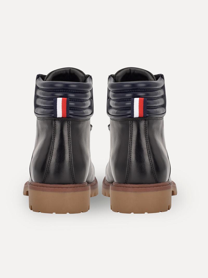 Botas Tommy Hilfiger Solid utility Negros | MX_M31691