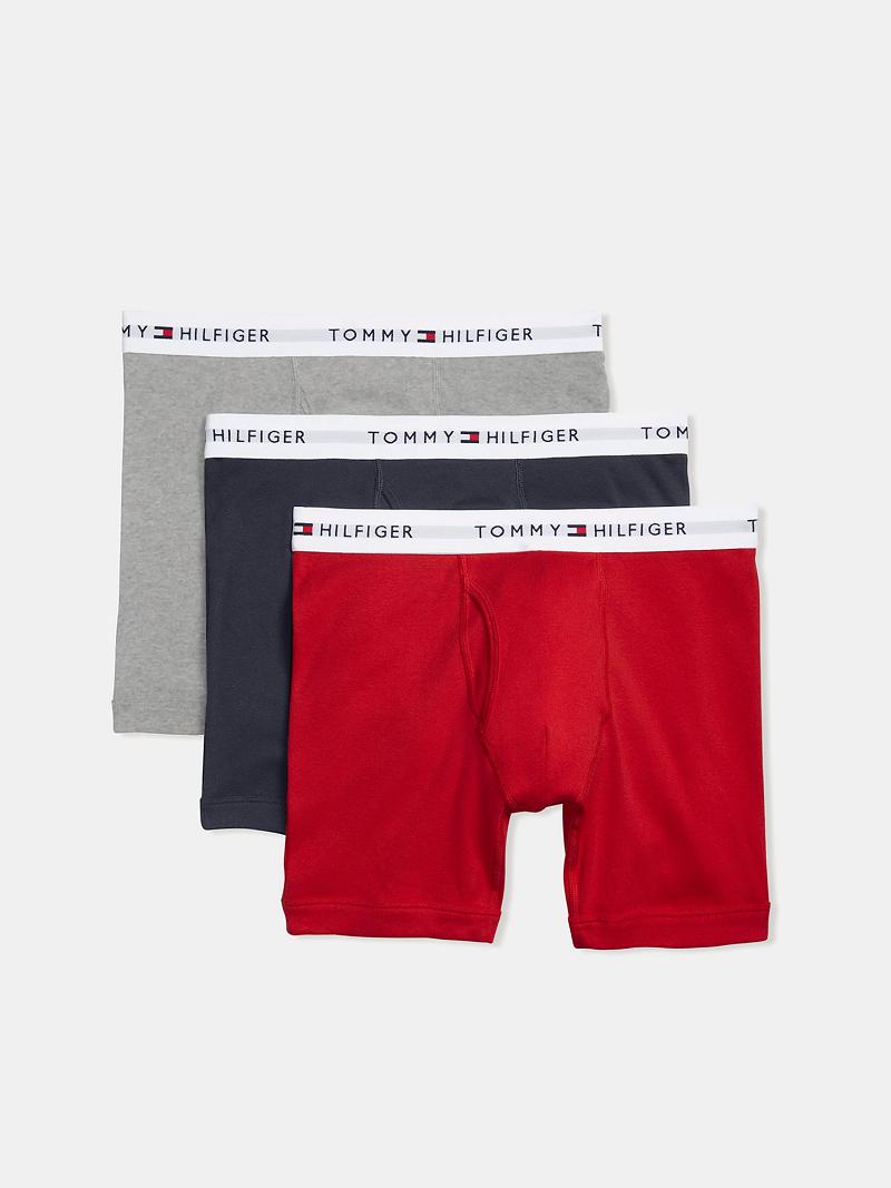 Boxer Briefs Tommy Hilfiger Algodon classics boxer brief 3pk Rojos | MX_M31580