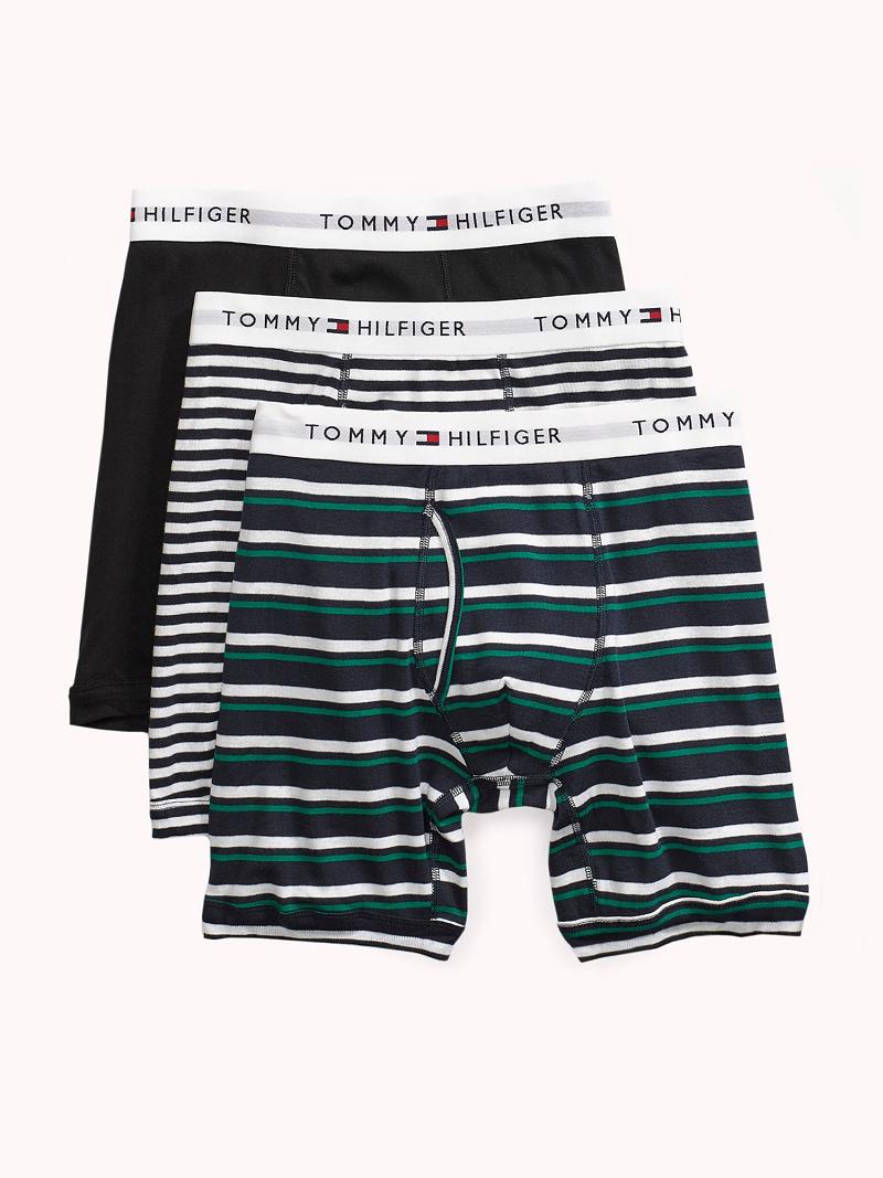 Boxer Briefs Tommy Hilfiger Algodon classics boxer brief 3pk Azules Multicolor | MX_M31583