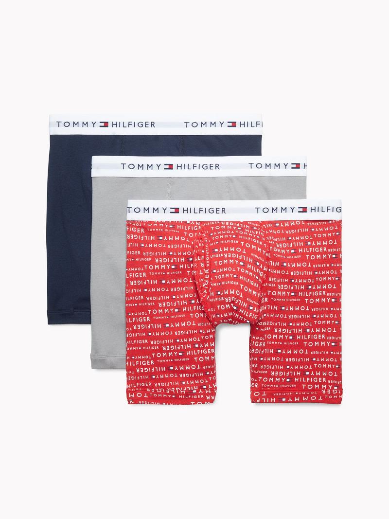 Boxer Briefs Tommy Hilfiger Classic cotton boxer brief 3pk Rojos | MX_M31570