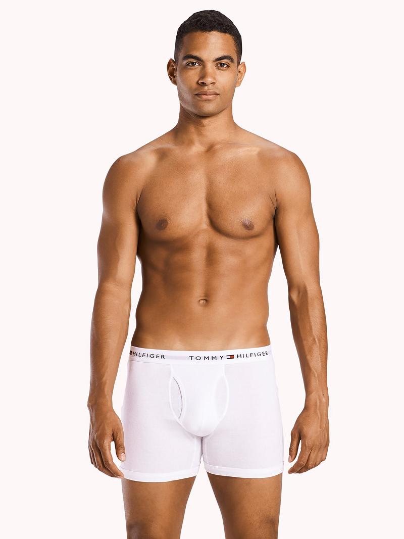 Boxer Briefs Tommy Hilfiger Classic cotton boxer brief 3pk Blancos | MX_M31576