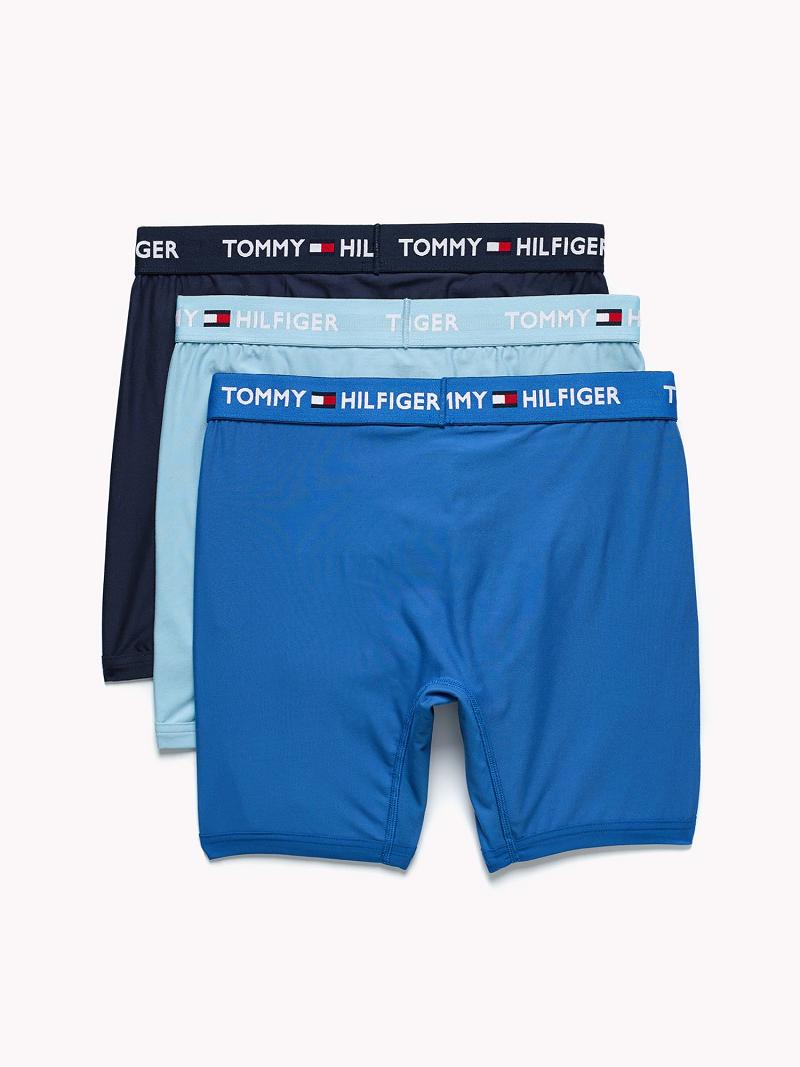 Boxer Briefs Tommy Hilfiger Everyday microfiber boxer brief 3pk Azul Marino | MX_M31602