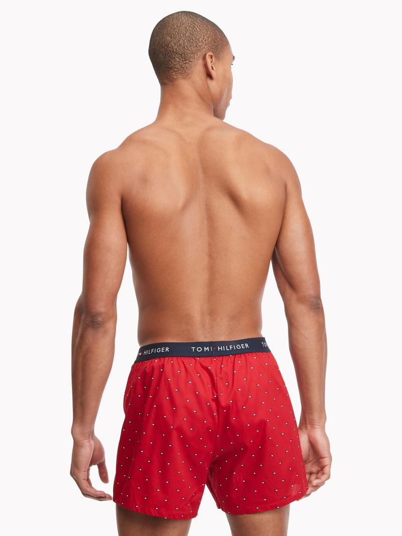 Boxers Tommy Hilfiger Algodon classics boxer 3pk Azul Marino Azules Rojos | MX_M31557