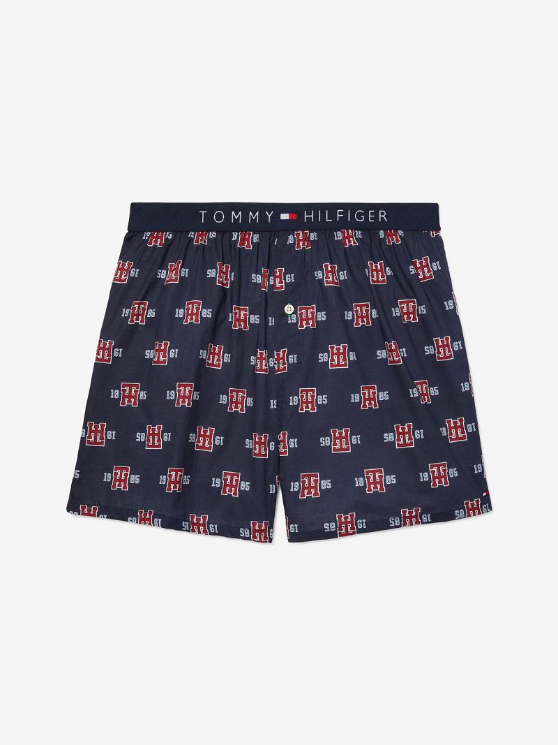 Boxers Tommy Hilfiger Crest print woven boxer Azul Marino | MX_M31561