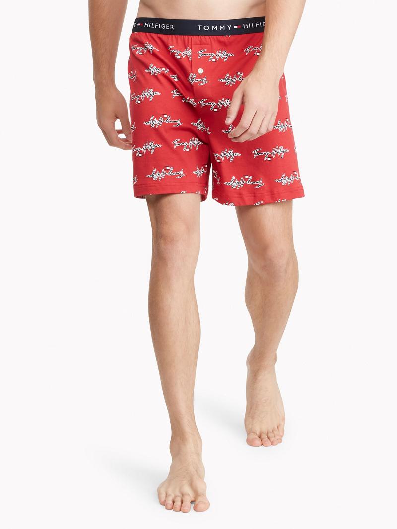 Boxers Tommy Hilfiger Signature knit boxer Rojos | MX_M31563